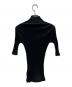 MADISON BLUE (マディソンブルー) 半袖リブニット ブラック サイズ:01：4000円