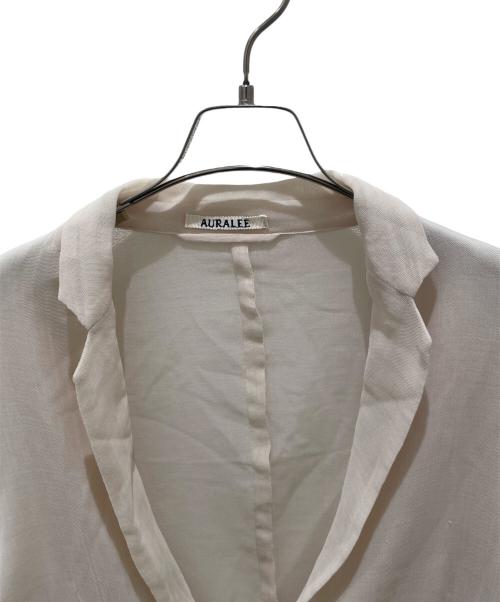 AURALEE（オーラリー）AURALEE (オーラリー) シアージャケット アイボリー サイズ:1の古着・服飾アイテム