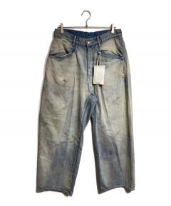 中古・古着通販】NEON SIGN (ネオンサイン) Drill Wide Denim Pants v1