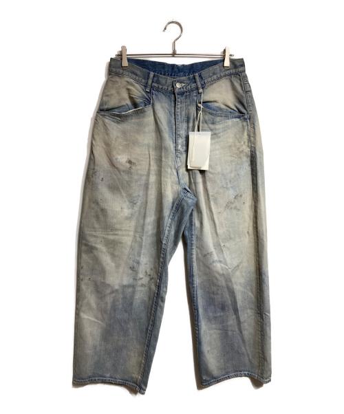 ANCELLM（アンセルム）ANCELLM (アンセルム) ATTIC (アチック) 26SS DENIM WIDE SLACKS/デニムワイドスラックス インディゴ サイズ:2の古着・服飾アイテム