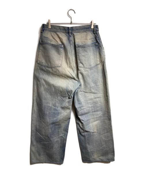 ANCELLM（アンセルム）ANCELLM (アンセルム) ATTIC (アチック) 26SS DENIM WIDE SLACKS/デニムワイドスラックス インディゴ サイズ:2の古着・服飾アイテム