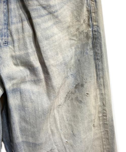ANCELLM（アンセルム）ANCELLM (アンセルム) ATTIC (アチック) 26SS DENIM WIDE SLACKS/デニムワイドスラックス インディゴ サイズ:2の古着・服飾アイテム