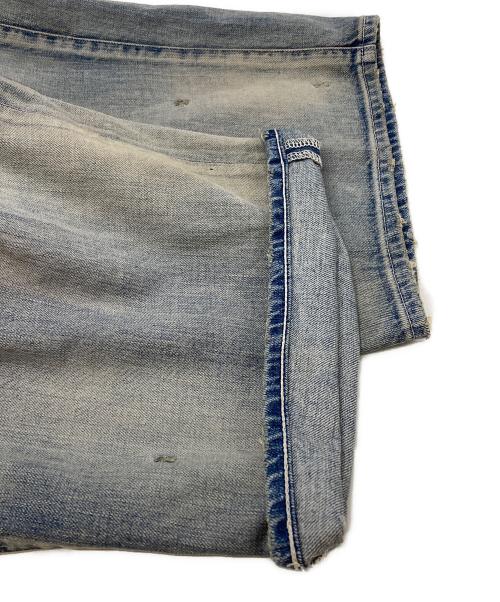 ANCELLM（アンセルム）ANCELLM (アンセルム) ATTIC (アチック) 26SS DENIM WIDE SLACKS/デニムワイドスラックス インディゴ サイズ:2の古着・服飾アイテム