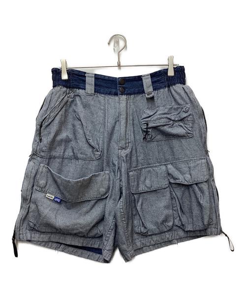 LAKH（ラク）LAKH (ラク) LFYT (エルエフワイティー) デニムカーゴショーツ インディゴ サイズ:SIZE Mの古着・服飾アイテム