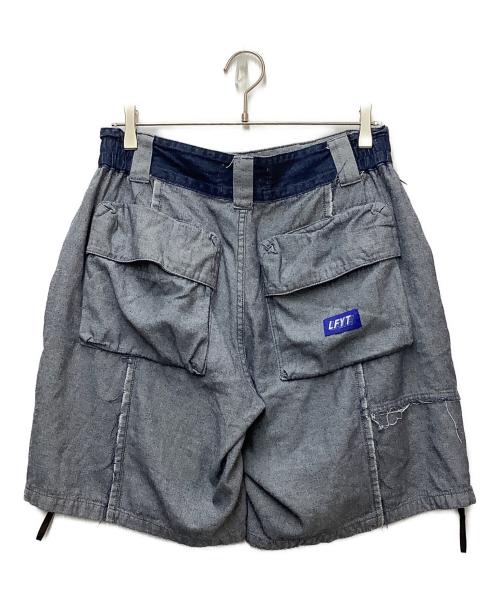 LAKH（ラク）LAKH (ラク) LFYT (エルエフワイティー) デニムカーゴショーツ インディゴ サイズ:SIZE Mの古着・服飾アイテム