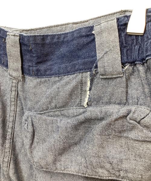 LAKH（ラク）LAKH (ラク) LFYT (エルエフワイティー) デニムカーゴショーツ インディゴ サイズ:SIZE Mの古着・服飾アイテム