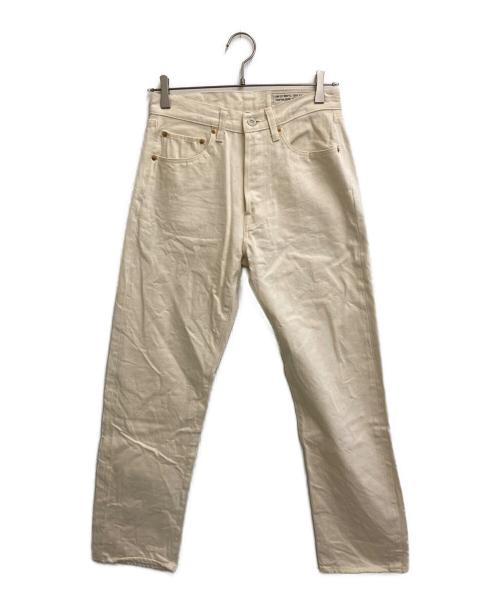 BONCOURA（ボンクラ）BONCOURA (ボンクラ) ホワイトデニムパンツ アイボリー サイズ:SIZE 29の古着・服飾アイテム