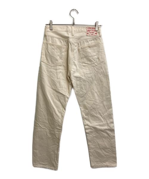 BONCOURA（ボンクラ）BONCOURA (ボンクラ) ホワイトデニムパンツ アイボリー サイズ:SIZE 29の古着・服飾アイテム