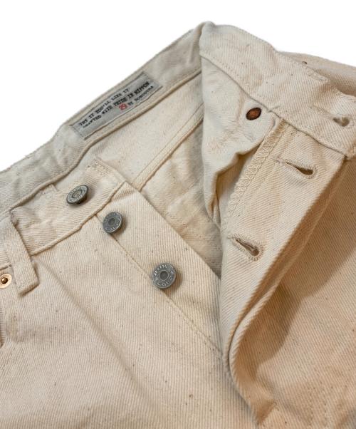 BONCOURA（ボンクラ）BONCOURA (ボンクラ) ホワイトデニムパンツ アイボリー サイズ:SIZE 29の古着・服飾アイテム