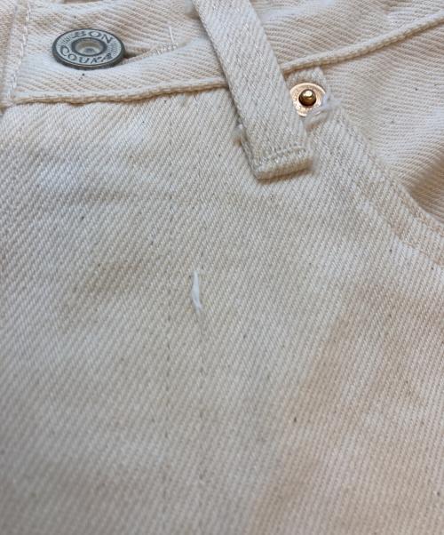 BONCOURA（ボンクラ）BONCOURA (ボンクラ) ホワイトデニムパンツ アイボリー サイズ:SIZE 29の古着・服飾アイテム