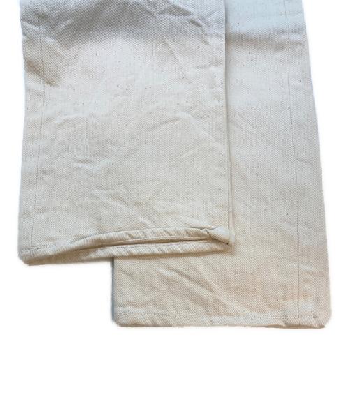 BONCOURA（ボンクラ）BONCOURA (ボンクラ) ホワイトデニムパンツ アイボリー サイズ:SIZE 29の古着・服飾アイテム