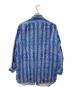 NIGEL CABOURN (ナイジェルケーボン) BIG SHIRT PATTERN PRINTED LINEN ブルー サイズ:46：8000円