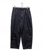 LEエルイー）の古着「WIDE 2TUCK WOOL PANTS」｜ダークグレー