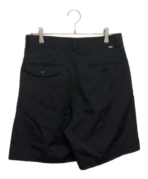 OVY（オヴィー）OVY (オヴィー) Wool 2Tuck Wide Shorts ブラック サイズ:Lの古着・服飾アイテム