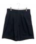 OVY（オヴィー）の古着「Wool 2Tuck Wide Shorts」｜ブラック