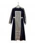 MURRAL（ミューラル）の古着「Framed flower lace dress」｜ネイビー