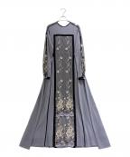 MURRALミューラル）の古着「Framed flower lace dress」｜パープル
