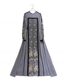 MURRAL（ミューラル）の古着「Framed flower lace dress」｜パープル