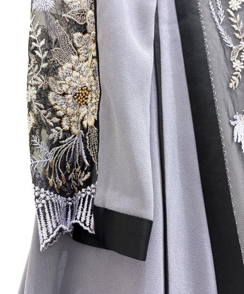 MURRAL（ミューラル）MURRAL (ミューラル) Framed flower lace dress パープル サイズ:2の古着・服飾アイテム