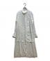 MURRAL（ミューラル）の古着「Framed embroidery wrap dress」｜ホワイト