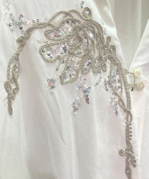 MURRAL（ミューラル）MURRAL (ミューラル) Veil embroidered dress ホワイト サイズ:2の古着・服飾アイテム