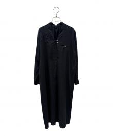 MURRAL（ミューラル）の古着「Veil embroidered dress」｜ブラック