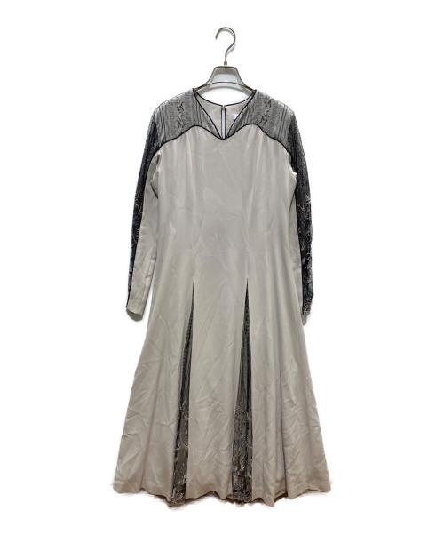 MURRAL（ミューラル）MURRAL (ミューラル) Petal lace dress アイスグレー サイズ:2の古着・服飾アイテム
