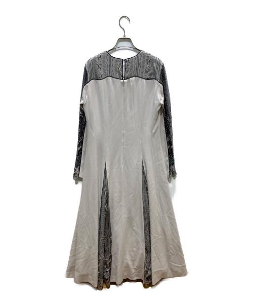 MURRAL（ミューラル）MURRAL (ミューラル) Petal lace dress アイスグレー サイズ:2の古着・服飾アイテム