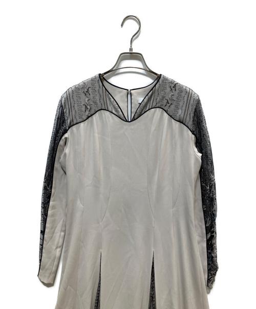 MURRAL（ミューラル）MURRAL (ミューラル) Petal lace dress アイスグレー サイズ:2の古着・服飾アイテム