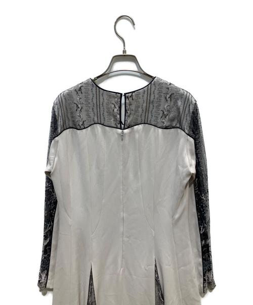 MURRAL（ミューラル）MURRAL (ミューラル) Petal lace dress アイスグレー サイズ:2の古着・服飾アイテム