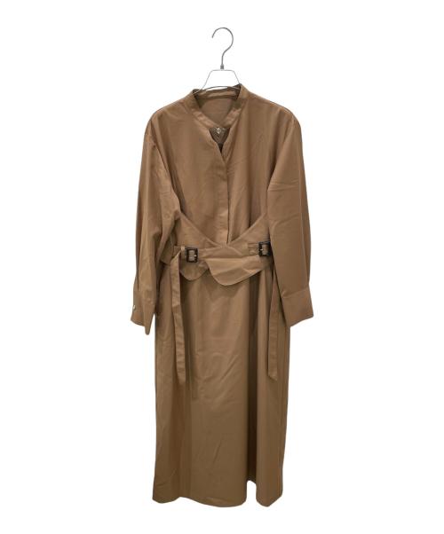 MURRAL（ミューラル）MURRAL (ミューラル) Cape belt dress ベージュ サイズ:2の古着・服飾アイテム