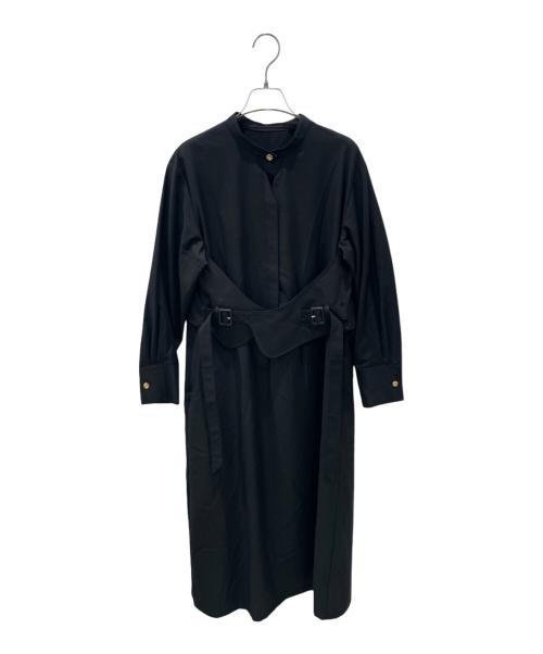 MURRAL（ミューラル）MURRAL (ミューラル) Cape belt dress ブラック サイズ:2の古着・服飾アイテム