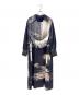 MURRAL（ミューラル）の古着「Printed Cape belt dress」｜ブラック