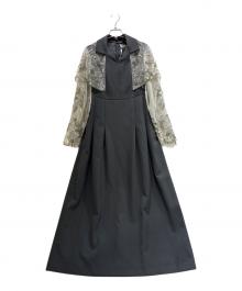 MURRAL（ミューラル）の古着「Tears flower lace dress (Gray)/252-1204」｜グレー