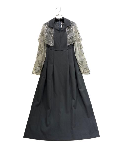 MURRAL（ミューラル）MURRAL (ミューラル) Tears flower lace dress (Gray)/252-1204 グレー サイズ:2の古着・服飾アイテム
