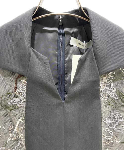 MURRAL（ミューラル）MURRAL (ミューラル) Tears flower lace dress (Gray)/252-1204 グレー サイズ:2の古着・服飾アイテム