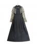 MURRAL（ミューラル）の古着「Tears flower lace dress (Gray)/252-1204」｜グレー