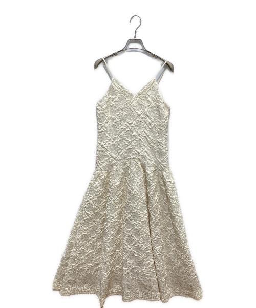 MURRAL（ミューラル）MURRAL (ミューラル) Dahlia shrinking embroidery camisole dress アイボリー サイズ:2の古着・服飾アイテム