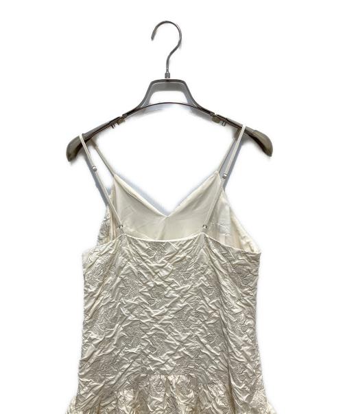 MURRAL（ミューラル）MURRAL (ミューラル) Dahlia shrinking embroidery camisole dress アイボリー サイズ:2の古着・服飾アイテム