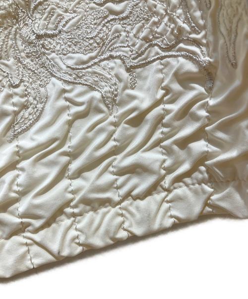 MURRAL（ミューラル）MURRAL (ミューラル) Dahlia shrinking embroidery camisole dress アイボリー サイズ:2の古着・服飾アイテム