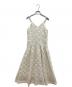 MURRAL（ミューラル）の古着「Dahlia shrinking embroidery camisole dress」｜アイボリー