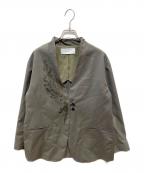 MURRALミューラル）の古着「Veil embroidered jacket」｜カーキ