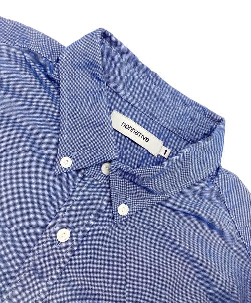 nonnative（ノンネイティブ）nonnative (ノンネイティブ) DWELLER B.D. S/S SHIRT COTTON OXFORD サックスブルー サイズ:1の古着・服飾アイテム