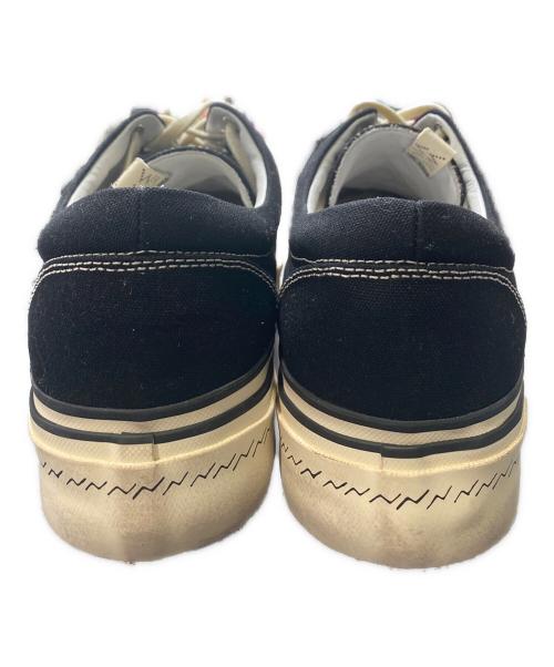 VISVIM（ビズビム）VISVIM (ビズビム) LOGAN DECK II G.PATTEN ブラック×アイボリー サイズ:9の古着・服飾アイテム