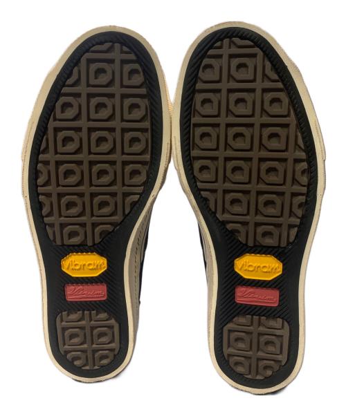 VISVIM（ビズビム）VISVIM (ビズビム) LOGAN DECK II G.PATTEN ブラック×アイボリー サイズ:9の古着・服飾アイテム