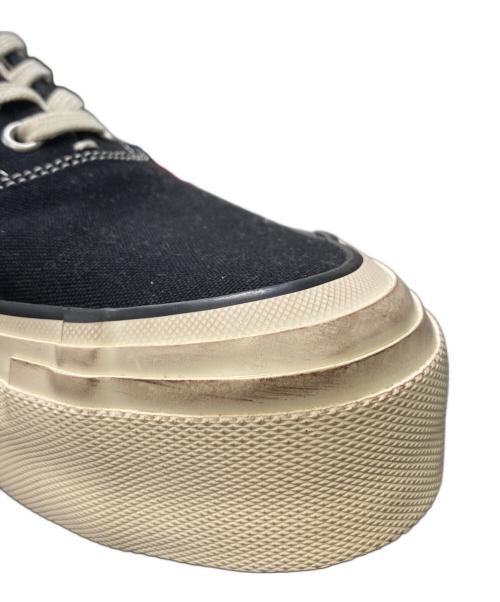VISVIM（ビズビム）VISVIM (ビズビム) LOGAN DECK II G.PATTEN ブラック×アイボリー サイズ:9の古着・服飾アイテム