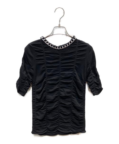 LOVELESS（ラブレス）LOVELESS (ラブレス) シャーリングニット ブラック サイズ:34の古着・服飾アイテム