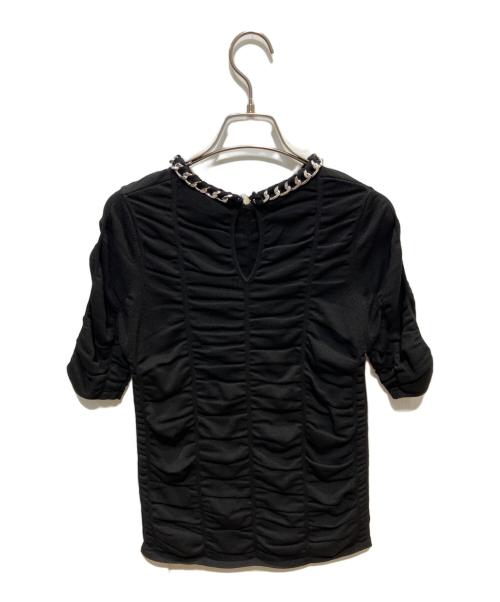 LOVELESS（ラブレス）LOVELESS (ラブレス) シャーリングニット ブラック サイズ:34の古着・服飾アイテム