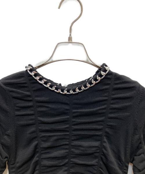 LOVELESS（ラブレス）LOVELESS (ラブレス) シャーリングニット ブラック サイズ:34の古着・服飾アイテム