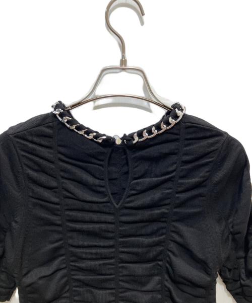 LOVELESS（ラブレス）LOVELESS (ラブレス) シャーリングニット ブラック サイズ:34の古着・服飾アイテム